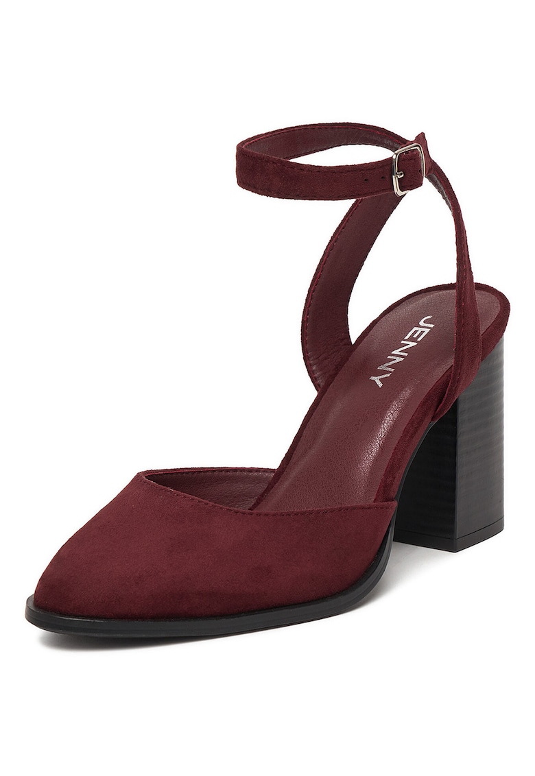 Pantofi eleganti - clasic - rosu - textil