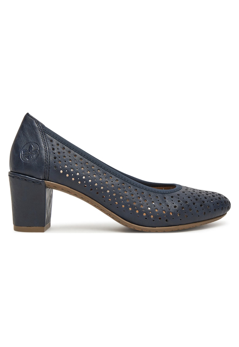 Pantofi dama - clasic - albastru - textil