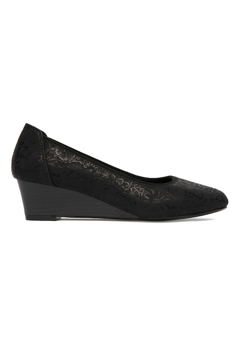Pantofi dama - piele naturala - negru -