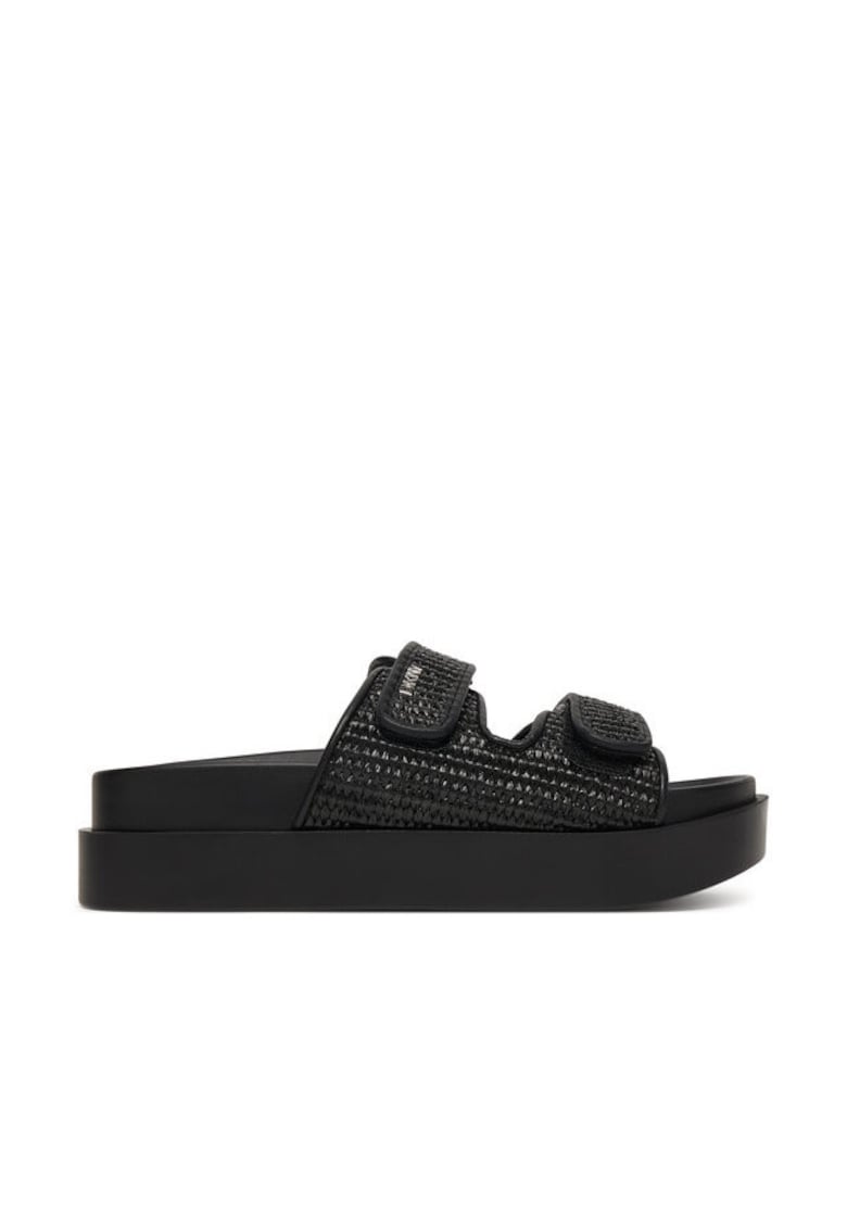 Papuci dama K2691150 - flatform - negru