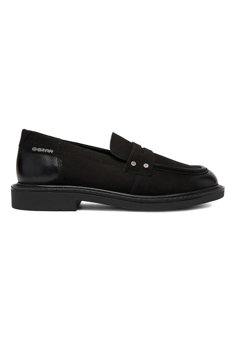 Mocasini dama piele naturala negru