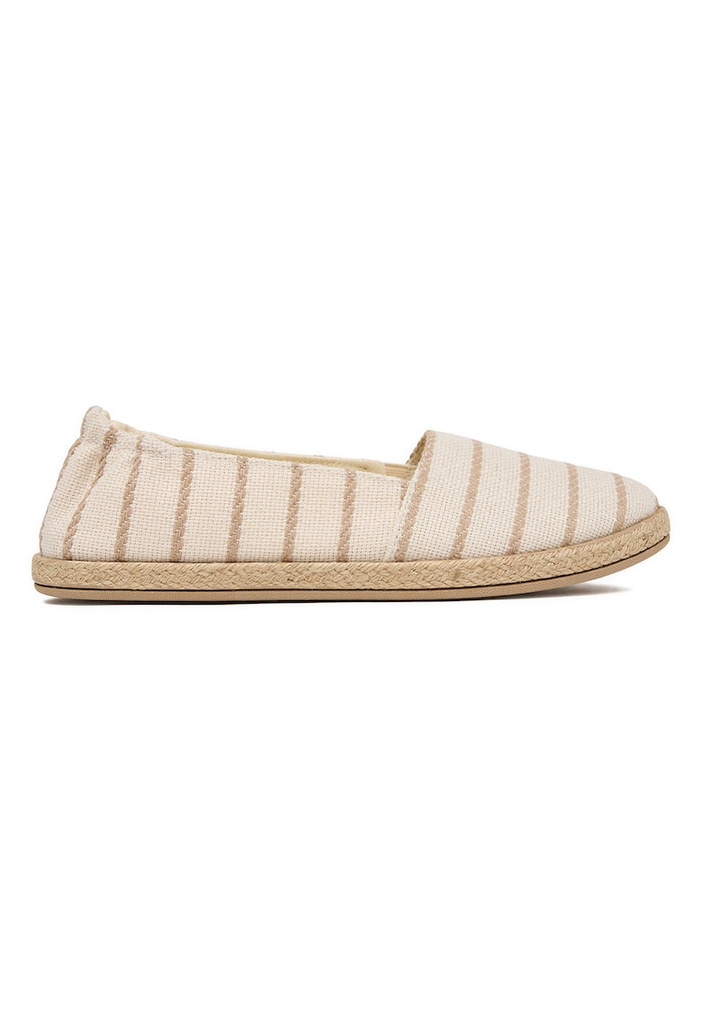 Espadrile dama - tesatura textila - bej