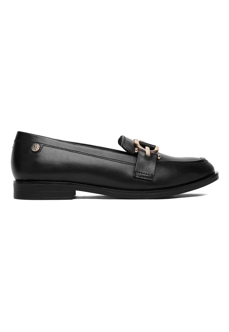 Mocasini dama - de piele naturala - negru