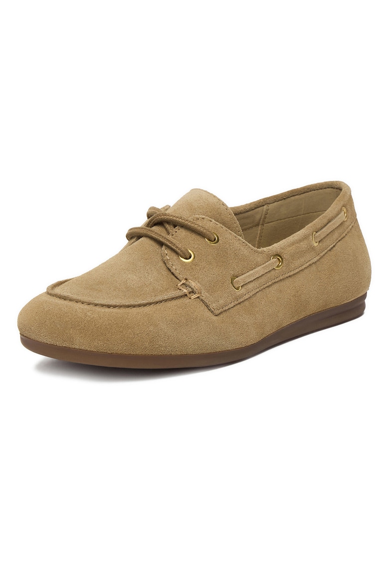 Mocasini dama - de piele naturala - maro
