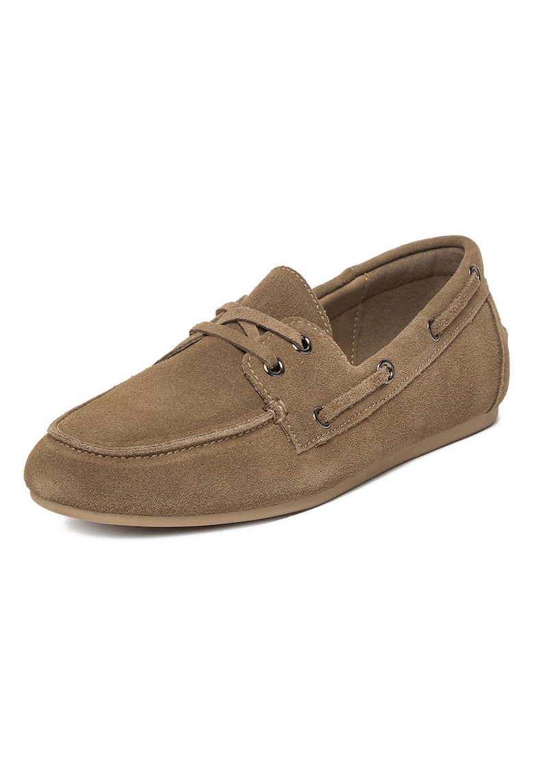 Mocasini dama - piele naturala - bej