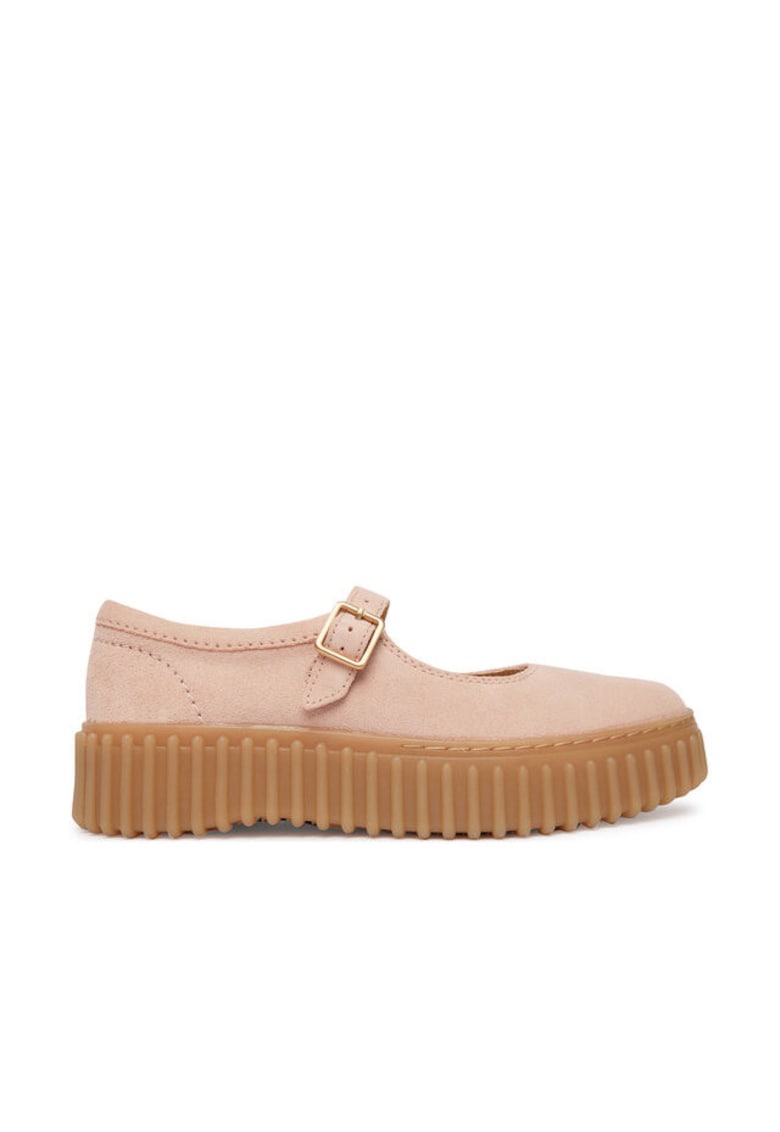 Pantofi din piele naturala pentru dama - Roz