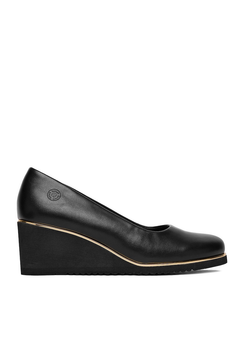 Pantofi dama - Piele naturala - Negru -