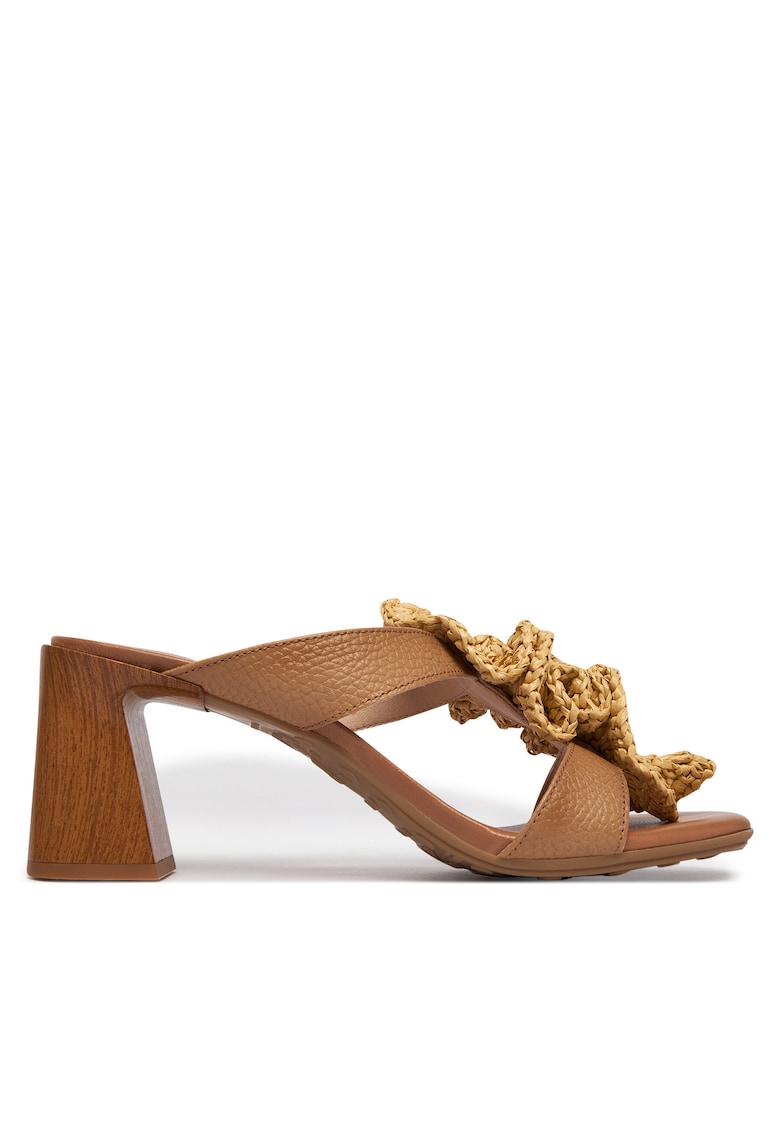 Sandale dama - din piele naturala - clasic - maro