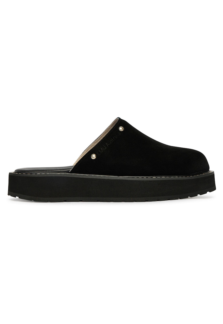 Papuci dama - W13285 - piele naturala - negru