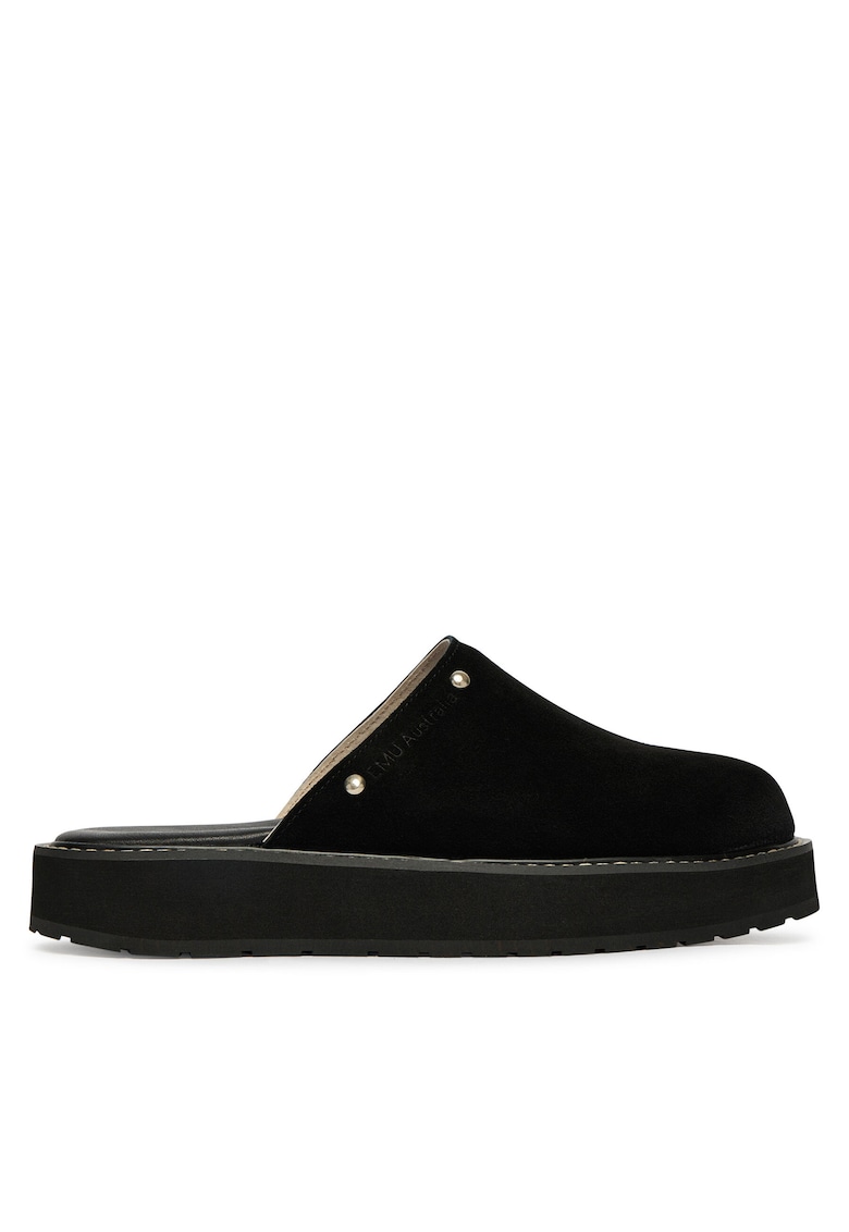 Papuci dama - W13285 - piele naturala - negru