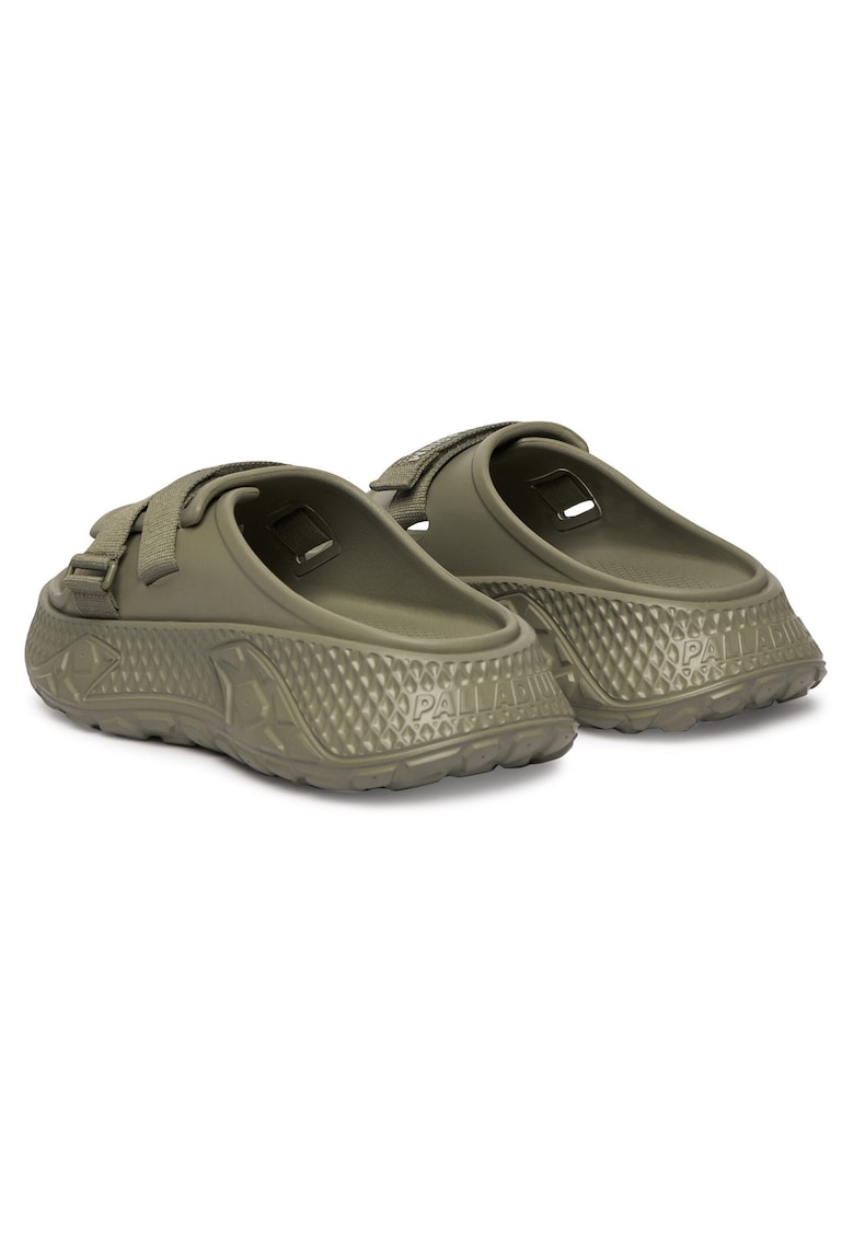Papuci unisex - material textil - gri -