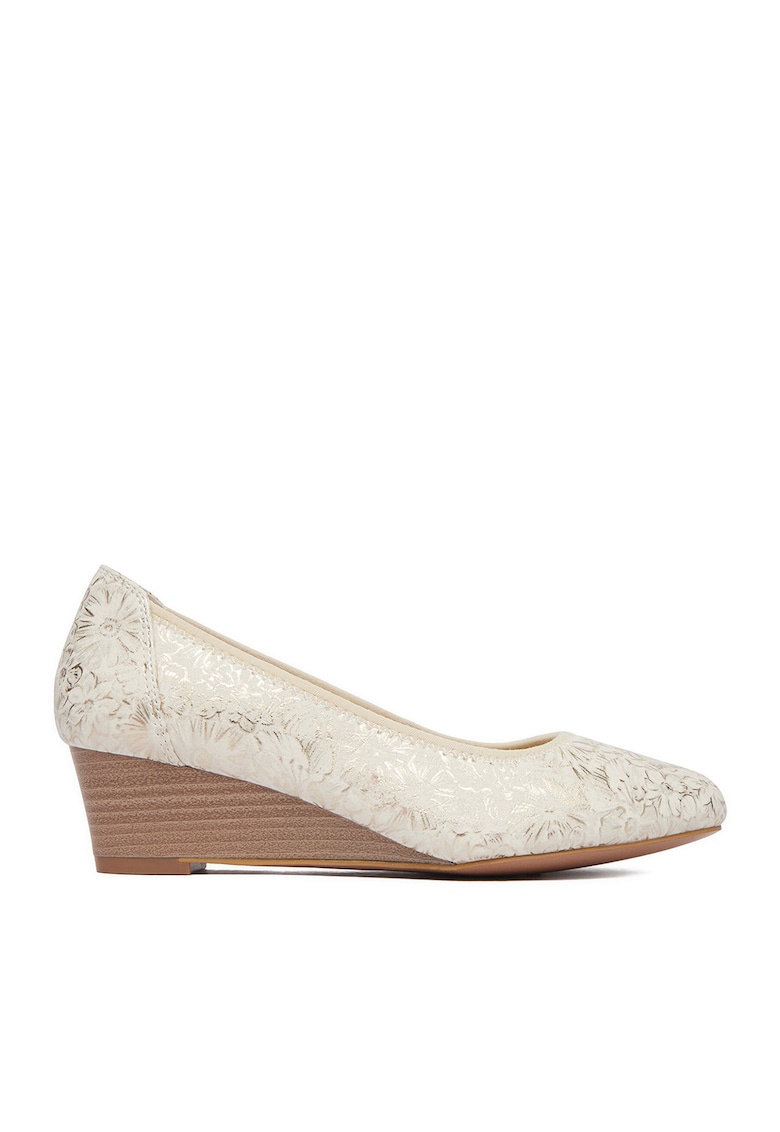 Pantofi de dama - piele naturala - bej
