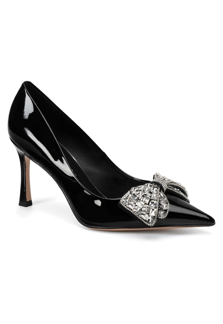 Pantofi dama - piele naturala - eleganti - toc stiletto - negru
