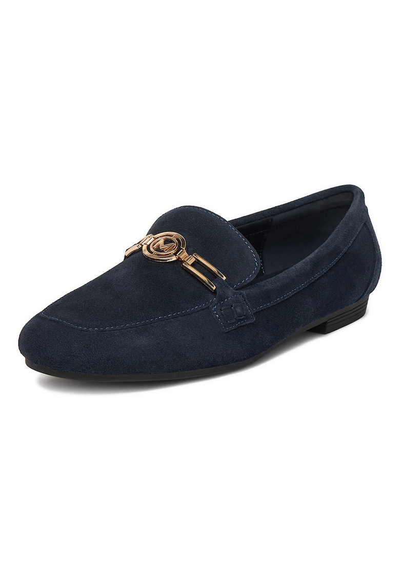 Mocasini dama - piele naturala - albastru