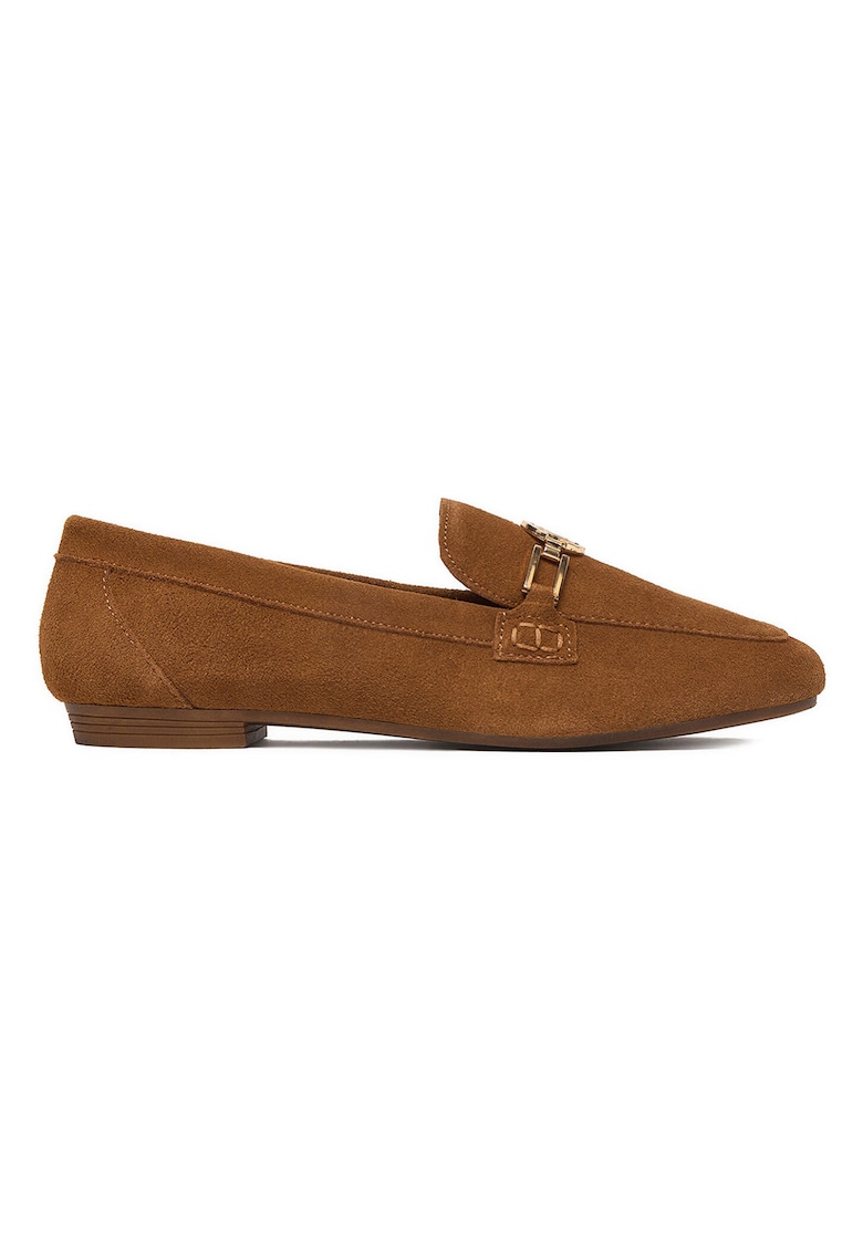 Mocasini dama - de piele naturala - maro