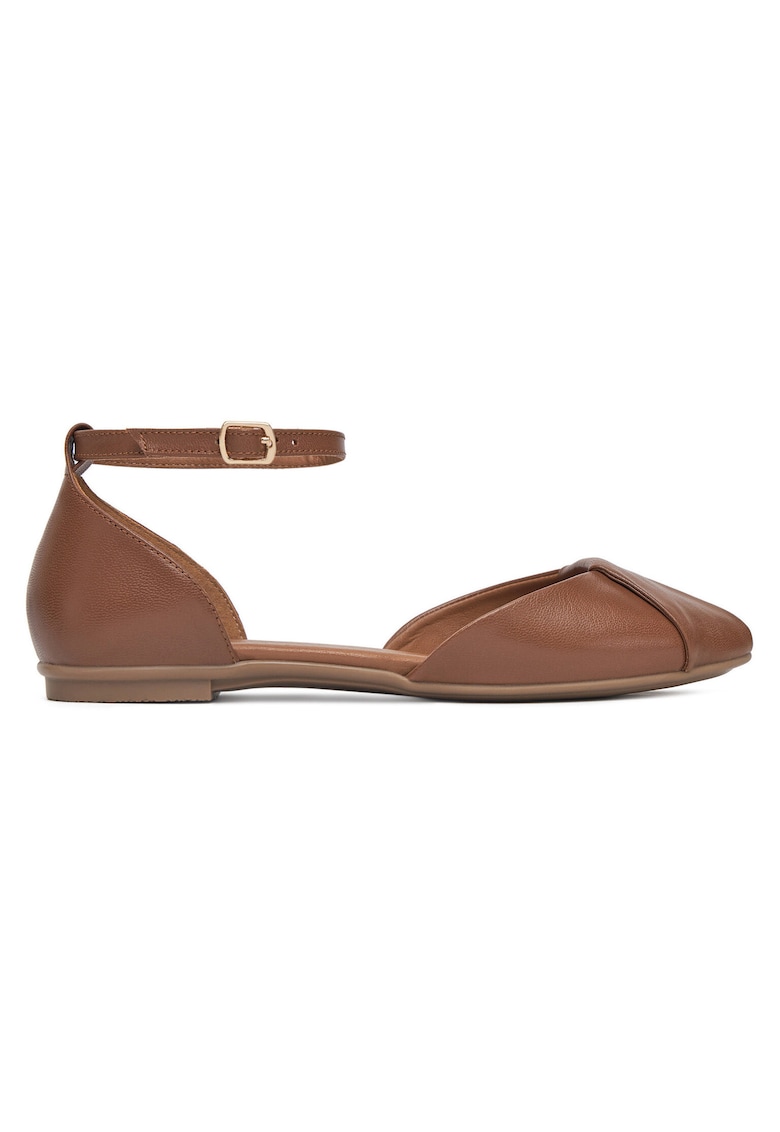 Sandale dama - piele naturala - maro -