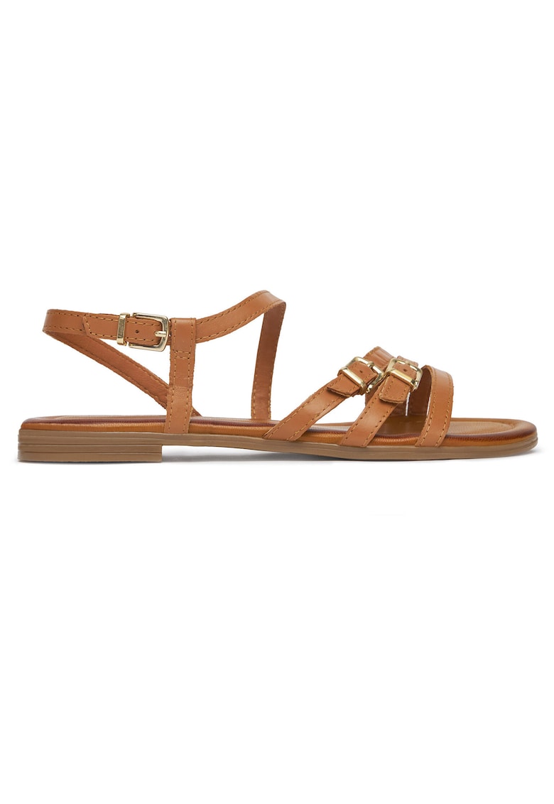 Sandale dama - piele naturala - maro -