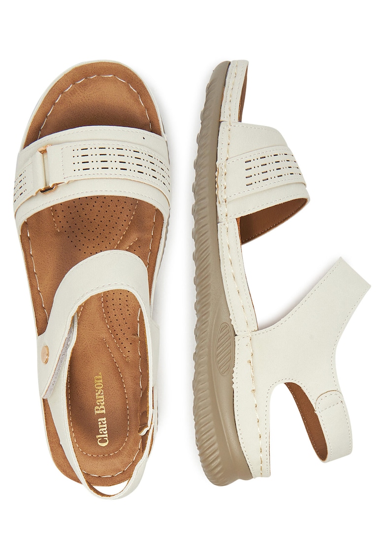 Sandale dama - material sintetic - 48987 - Bej