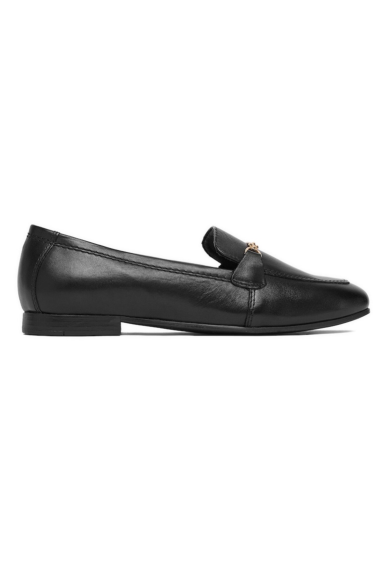 Mocasini dama - din piele naturala - negru