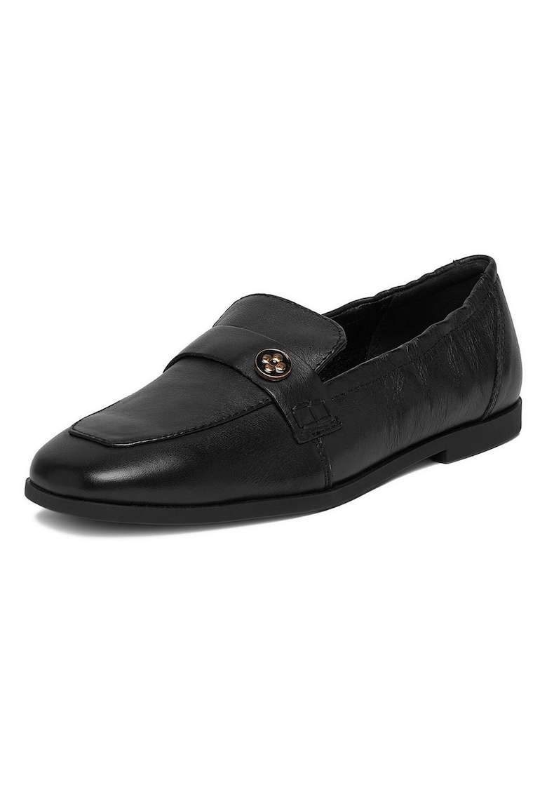 Mocasini dama - piele naturala - neagra