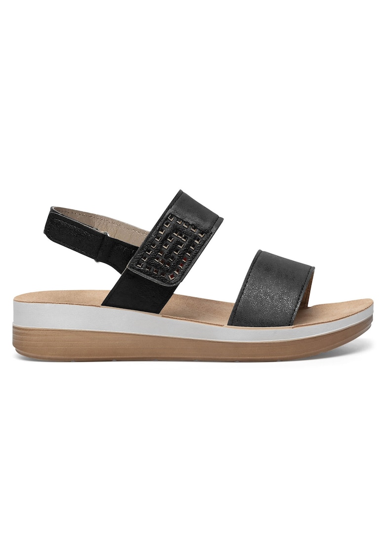 Sandale dama - casual - negru - Negru