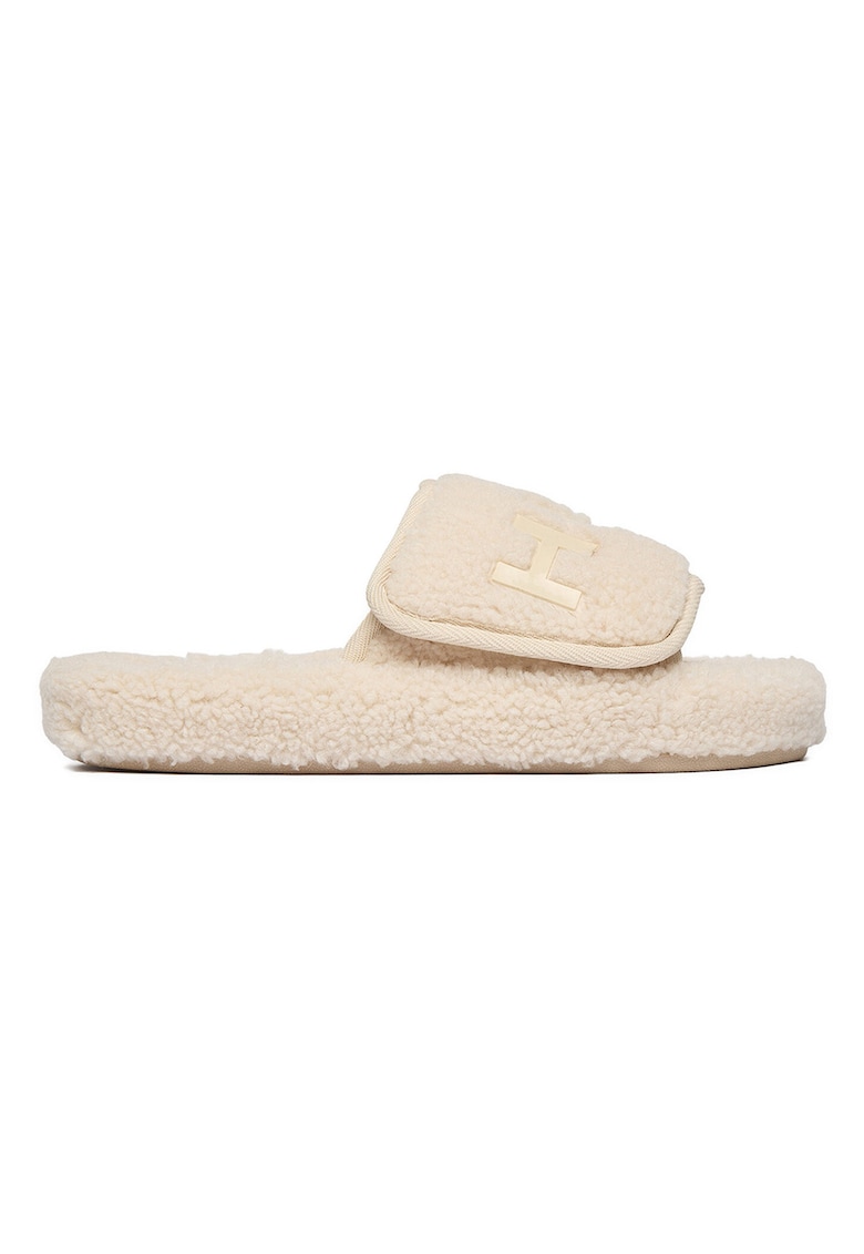 Papuci dama - Bej - Textil