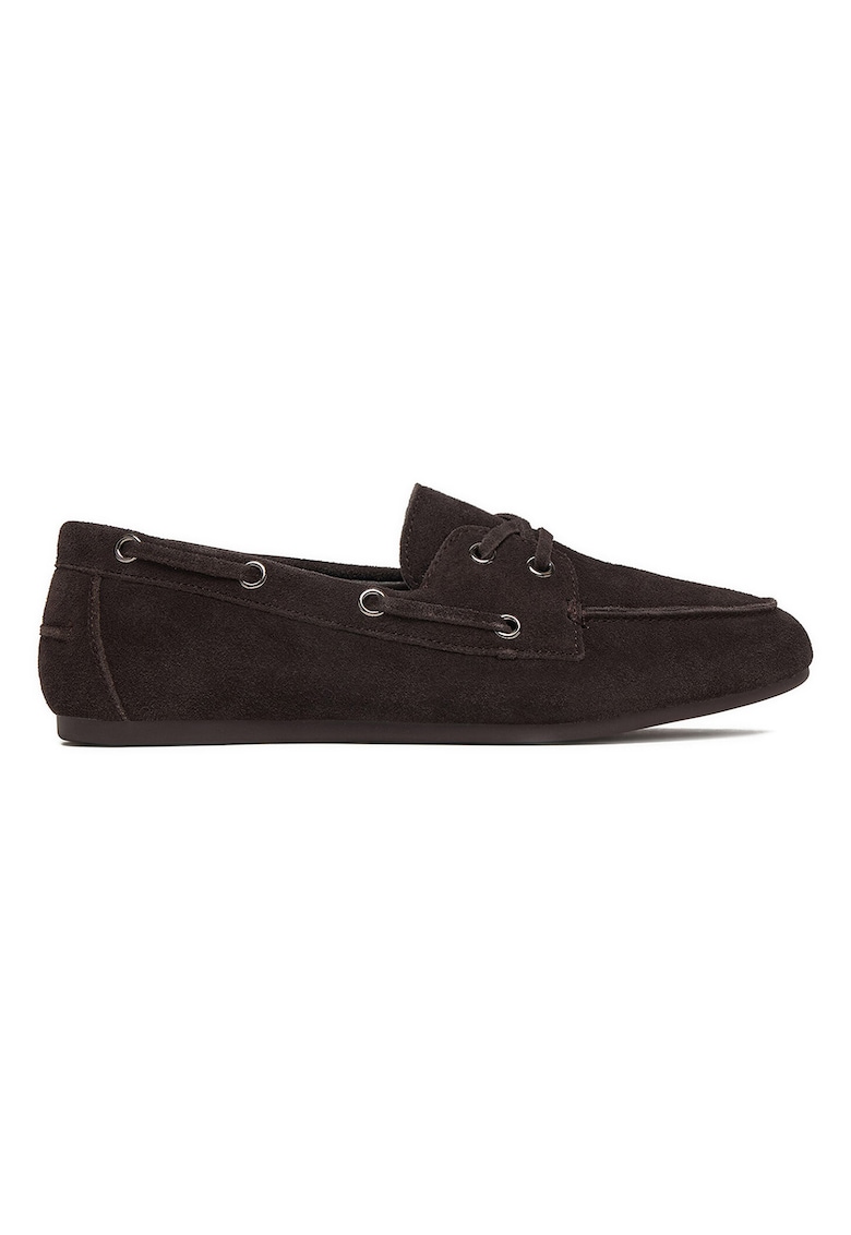 Mocasini dama - piele naturala - maro - eleganti - confortabili