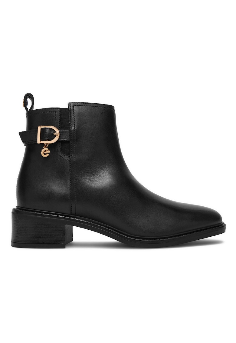 Botine femeie - piele naturala - negru