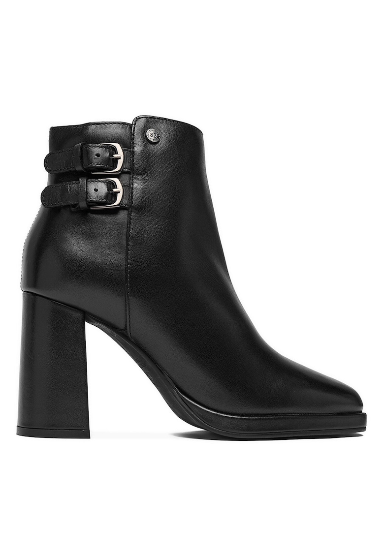dama - piele naturala - negru - Negru