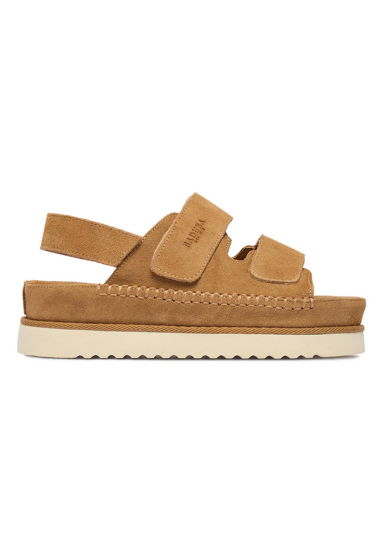 Sandale dama - piele naturala - platforma - bej
