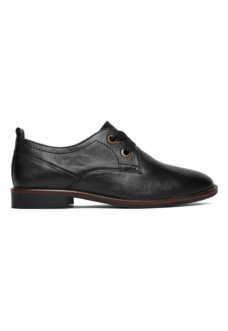 Pantofi dama - piele naturala - negru -