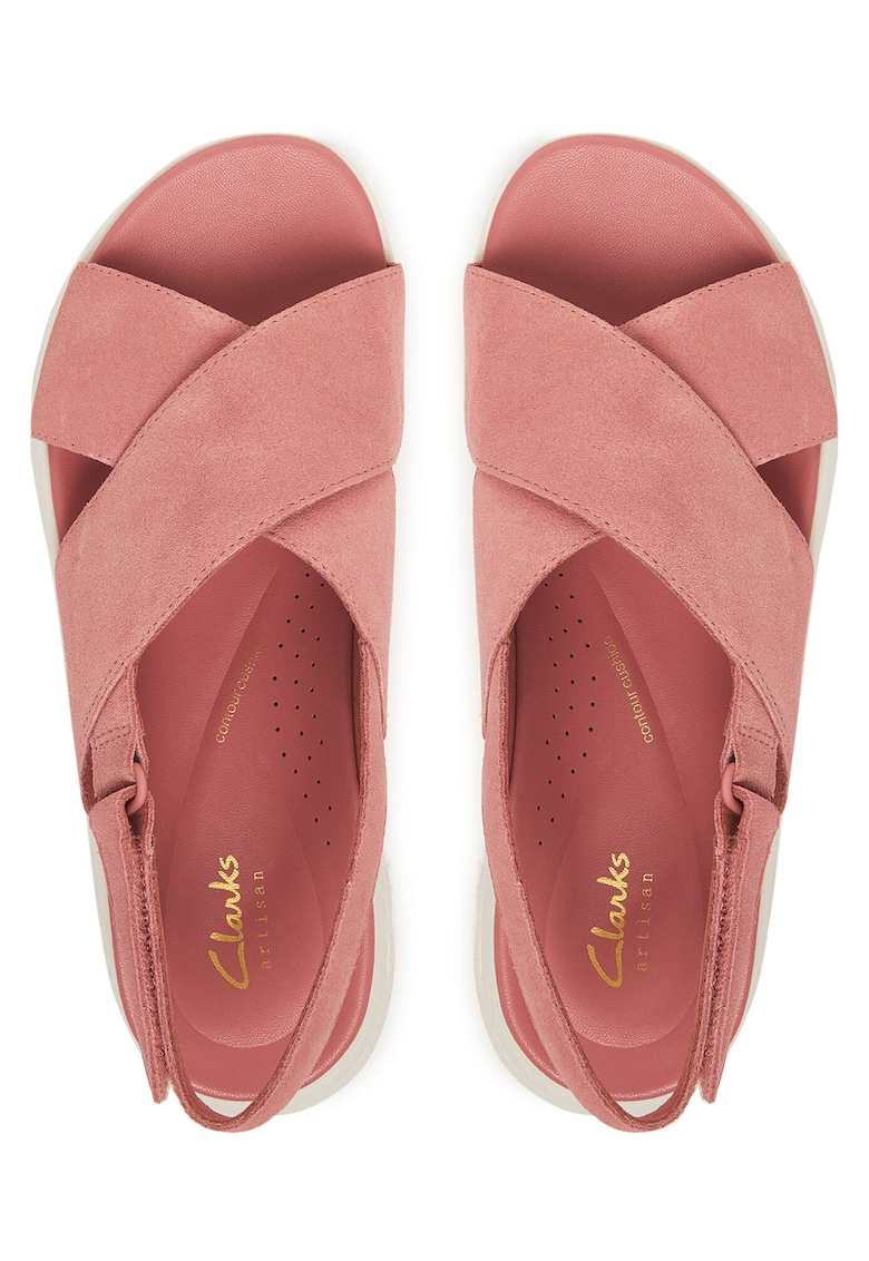 Sandale dama - piele naturala - roz