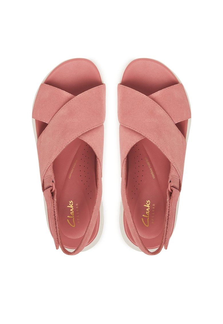 Sandale dama - piele naturala - roz
