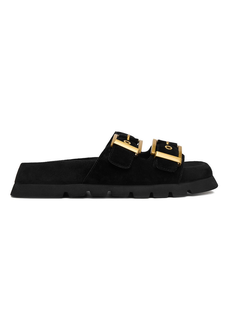 Papuci dama - Eo Alivia - piele naturala - negru
