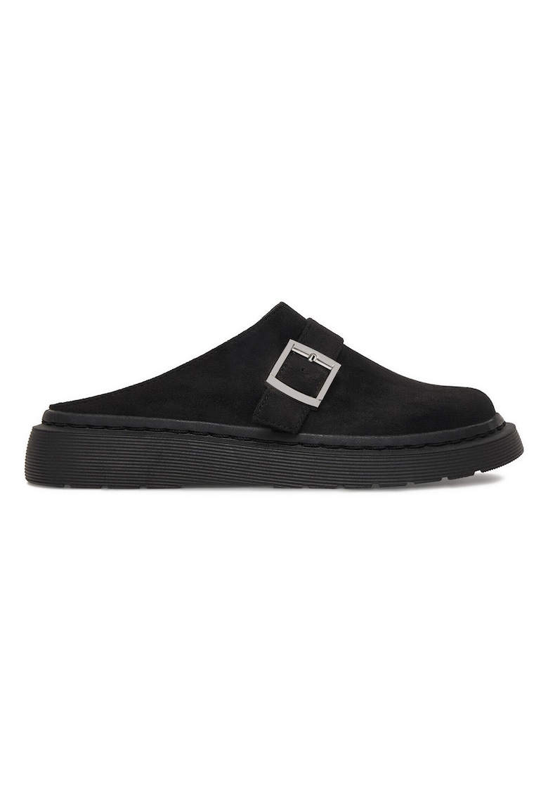 Papuci dama - textil - negru