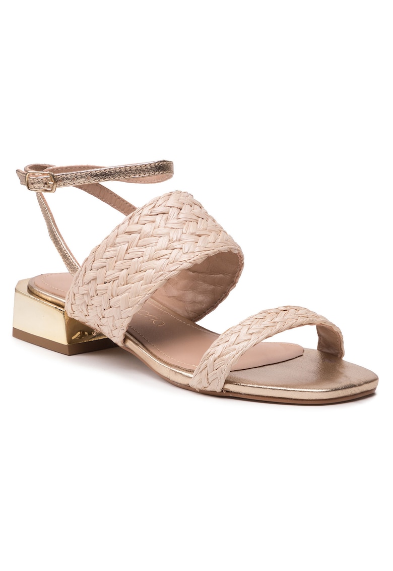 Sandale dama - bej - piele -