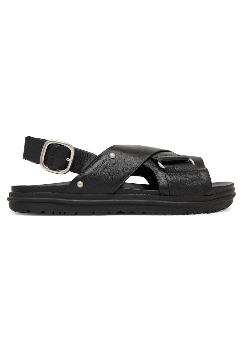 Sandale dama - piele naturala - negru
