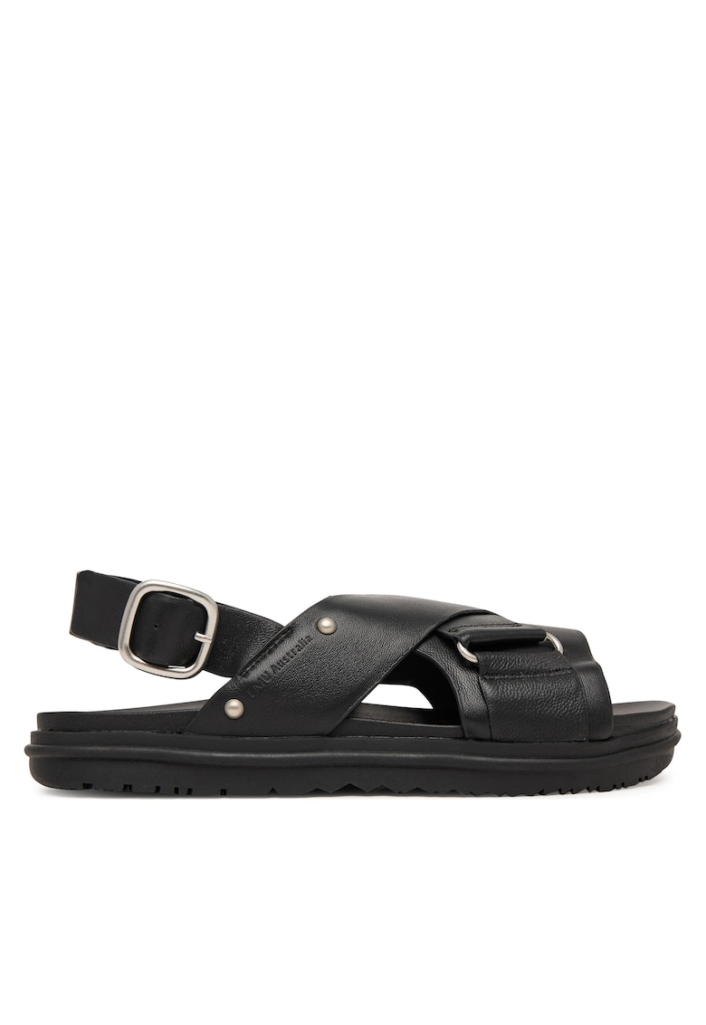 Sandale dama - piele naturala - negru
