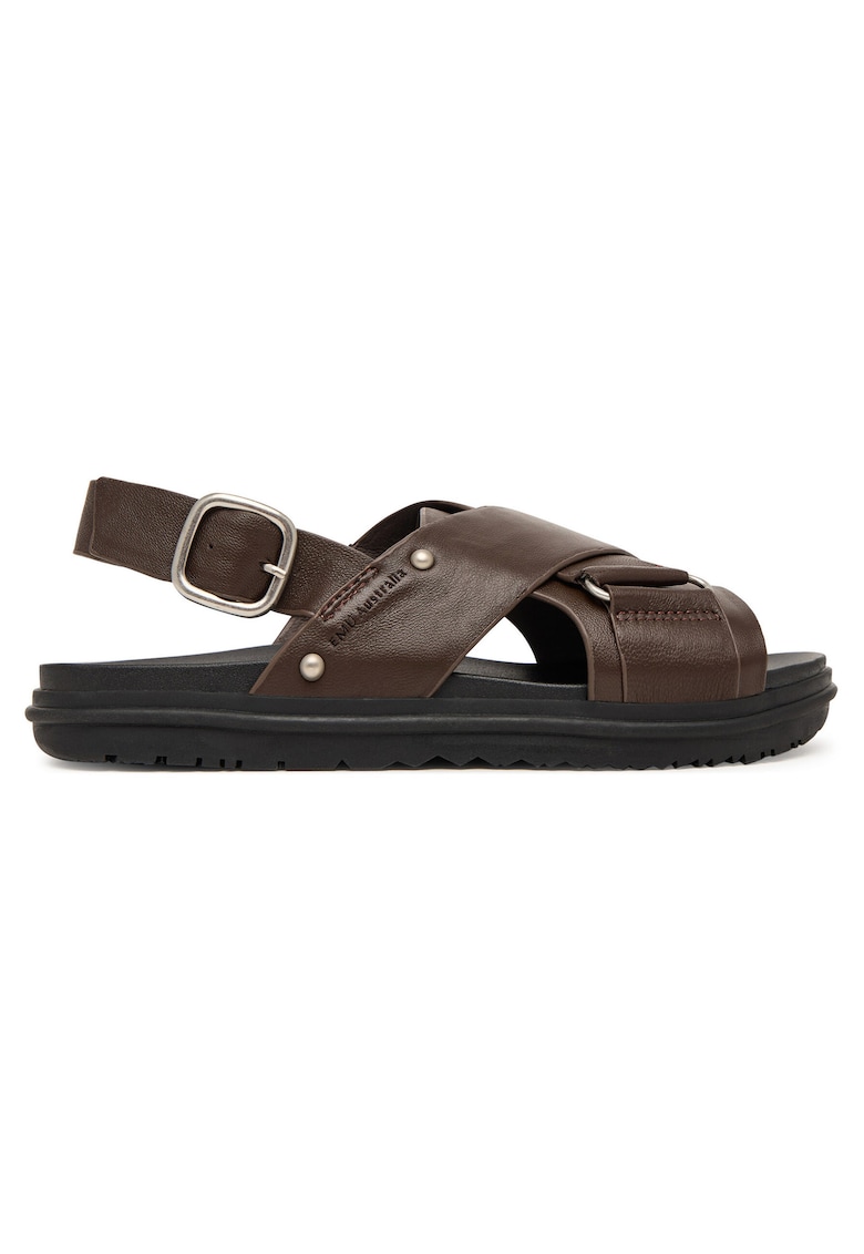 Sandale dama - piele naturala - maro
