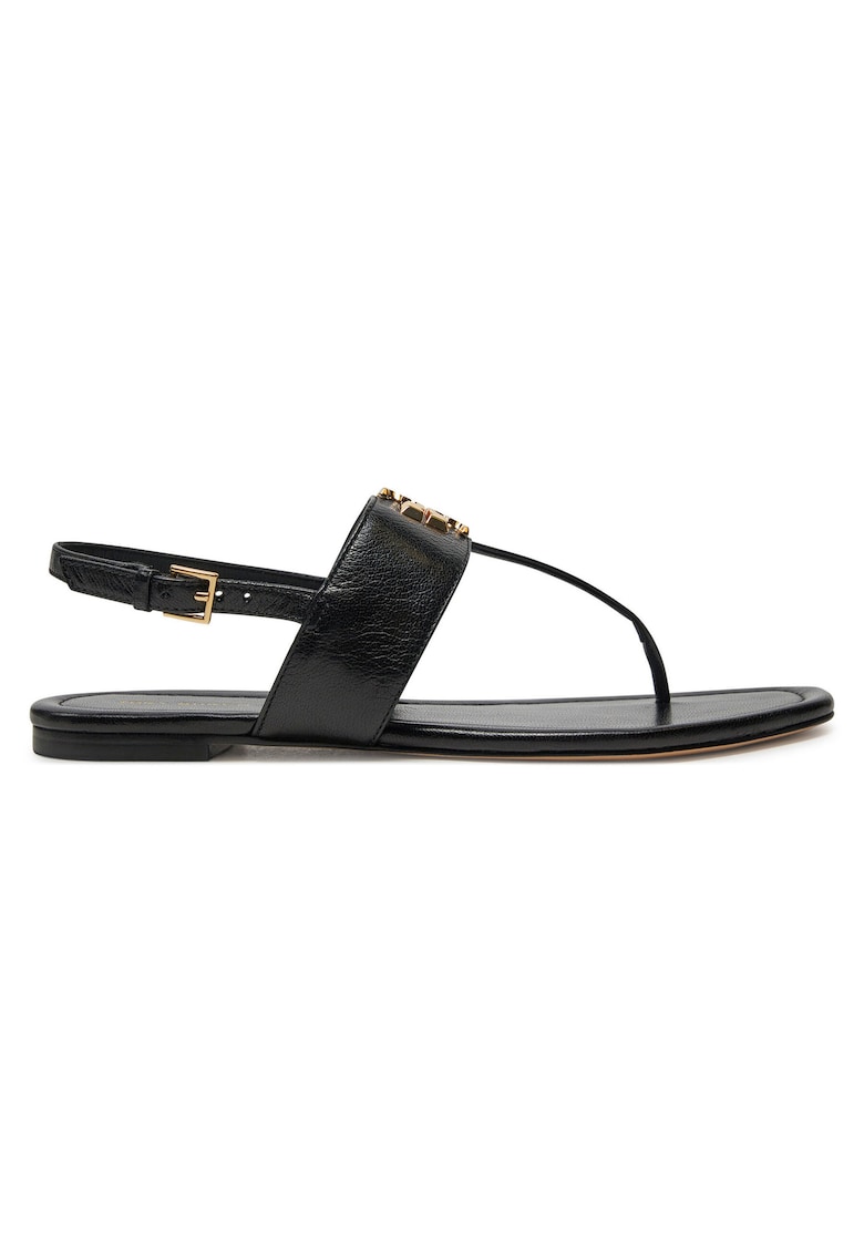 Sandale dama - piele naturala - negru -