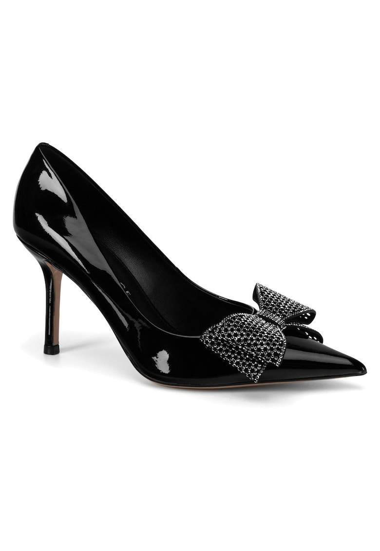 Pantofi dama - piele naturala - stiletto - negru