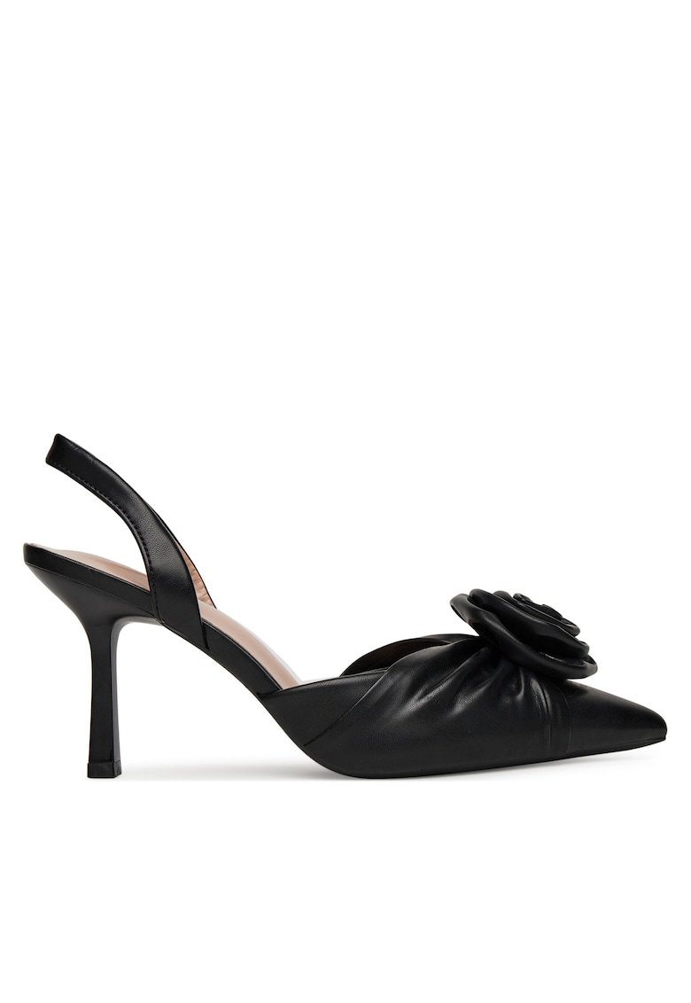 Pantofi dama - stiletto - sintetic - negru
