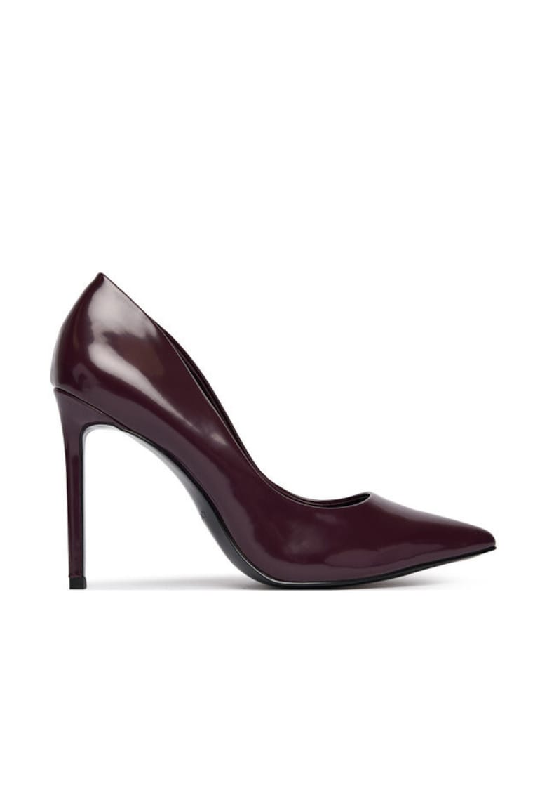 Pantofi dama - toc stiletto - violet - piele ecologica
