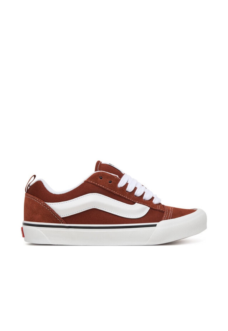Tenisi barbati - unisex - piele naturala - rosu