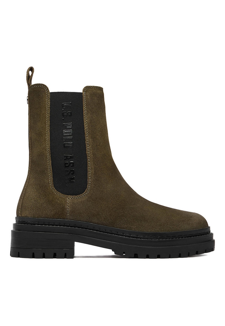 Botine dama - piele naturala - negru -