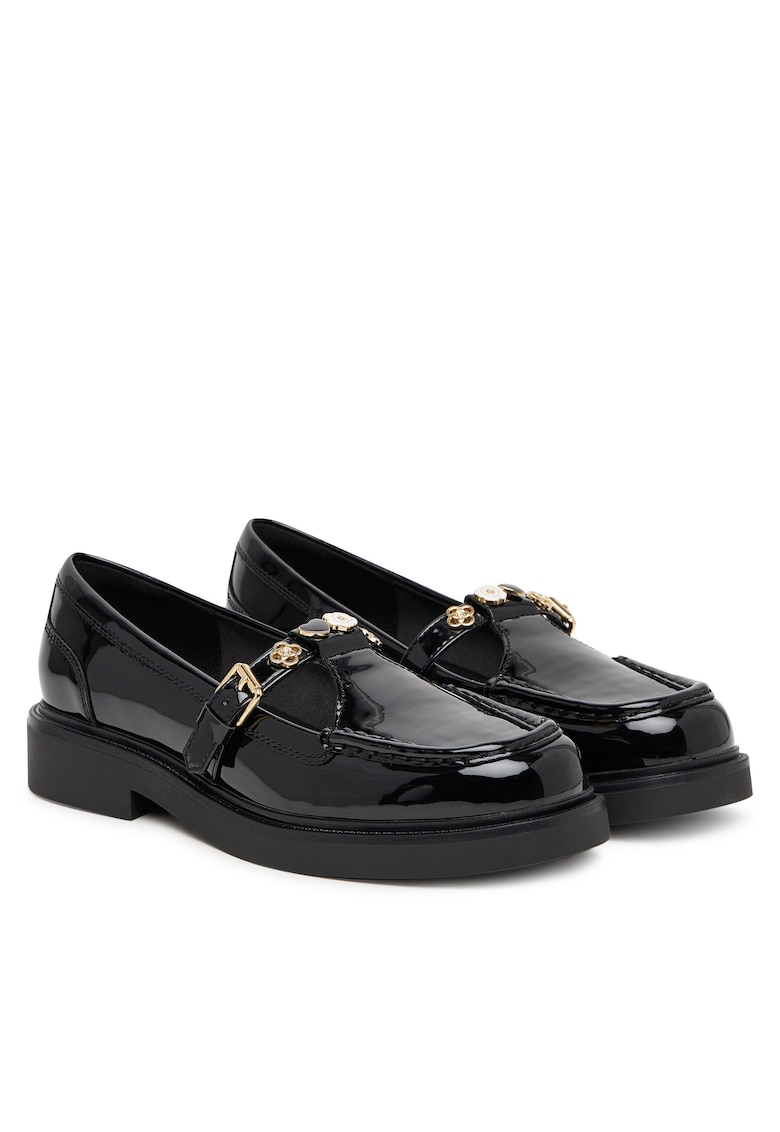 Mocasini dama piele ecologica - Negru