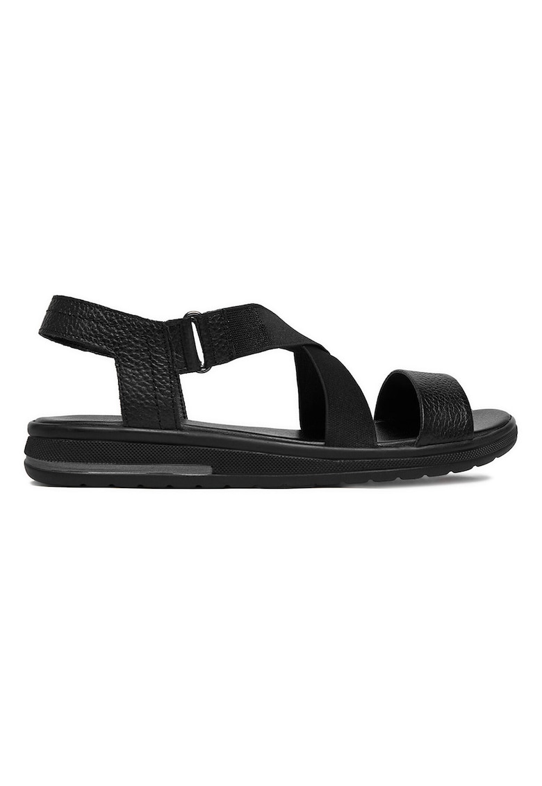 Sandale dama din piele naturala - negre