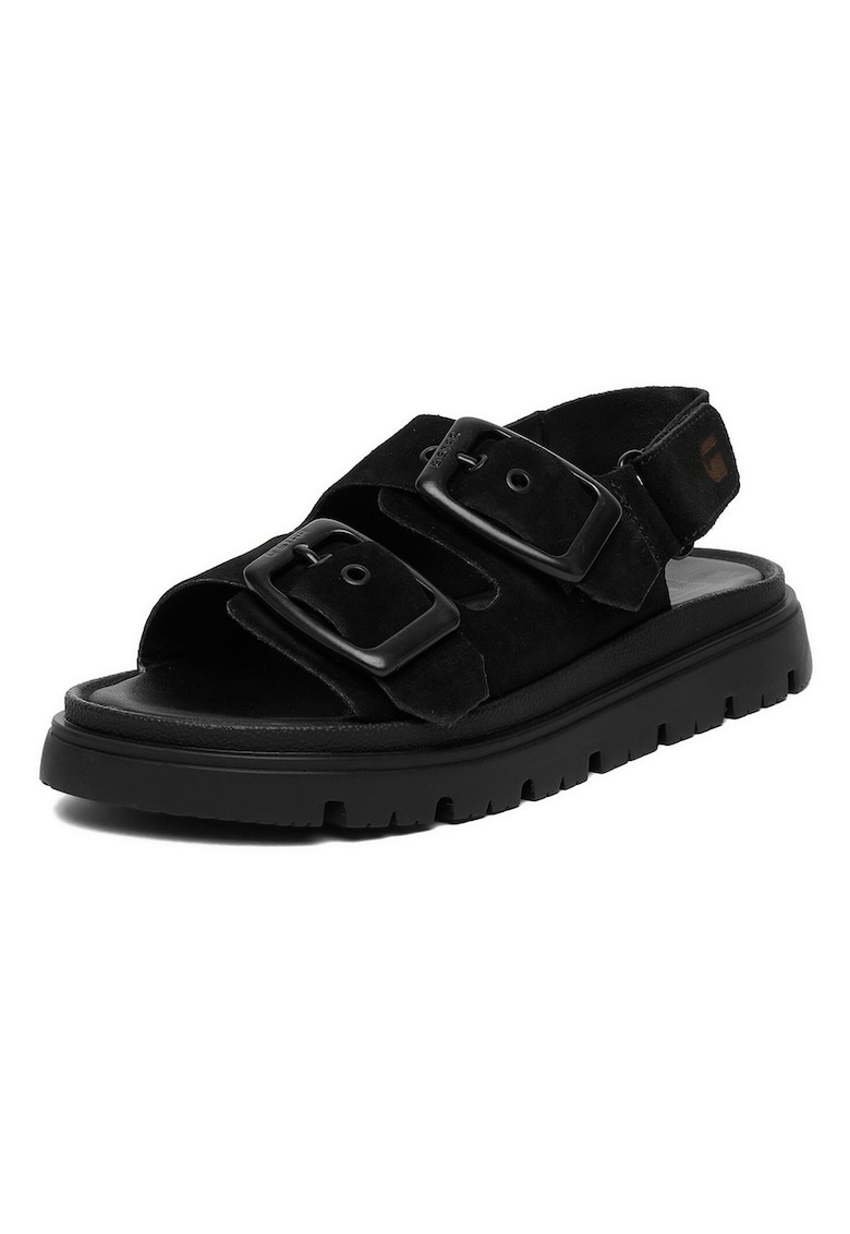 Sandale dama - piele - negru