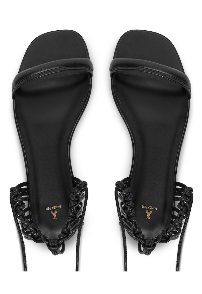 Sandale dama - piele - negru