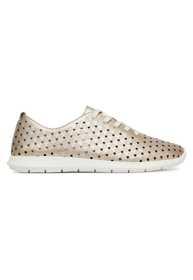 Pantofi dama - piele naturala - auriu